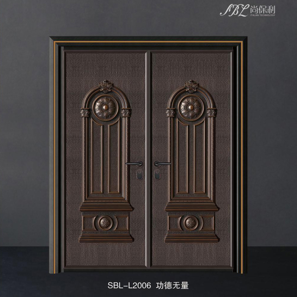 轻奢铝木装甲门
