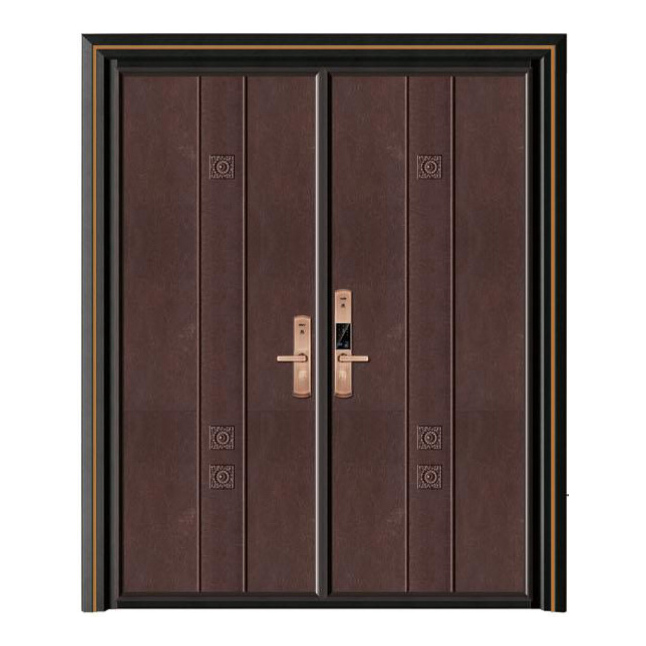 轻奢铝木装甲门