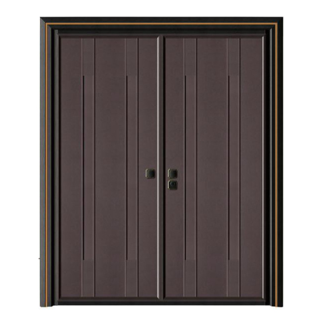 轻奢铝木装甲门