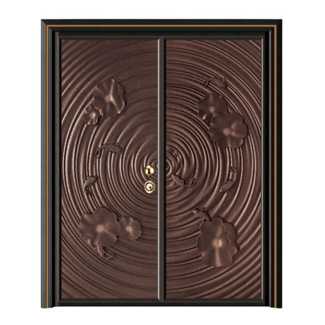 轻奢铝木装甲门