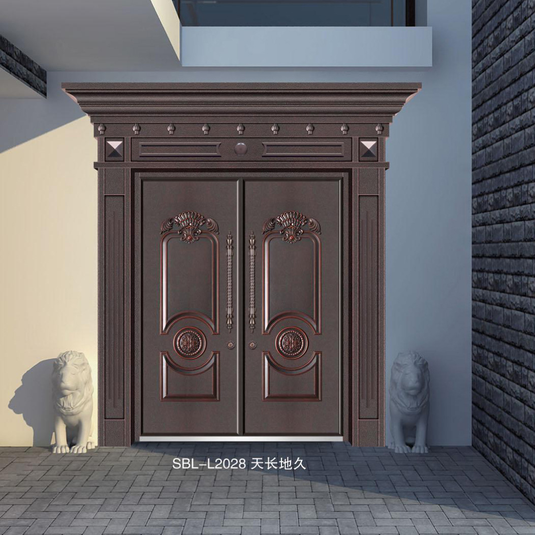 轻奢铝木装甲门