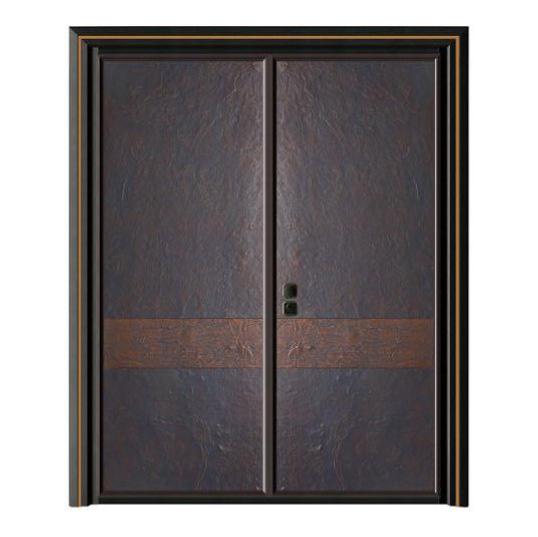 轻奢铝木装甲门