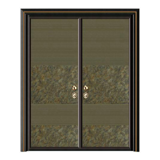 轻奢铝木装甲门