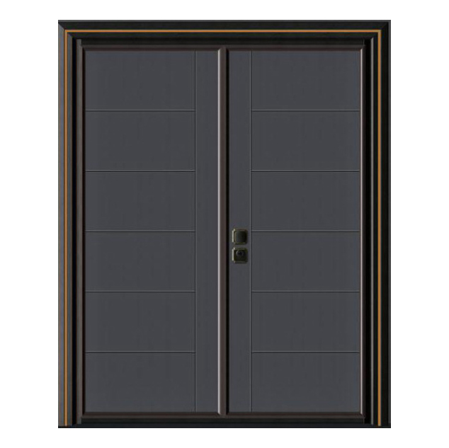 轻奢铝木装甲门