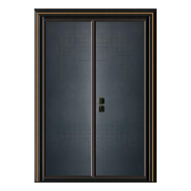 轻奢铝木装甲门