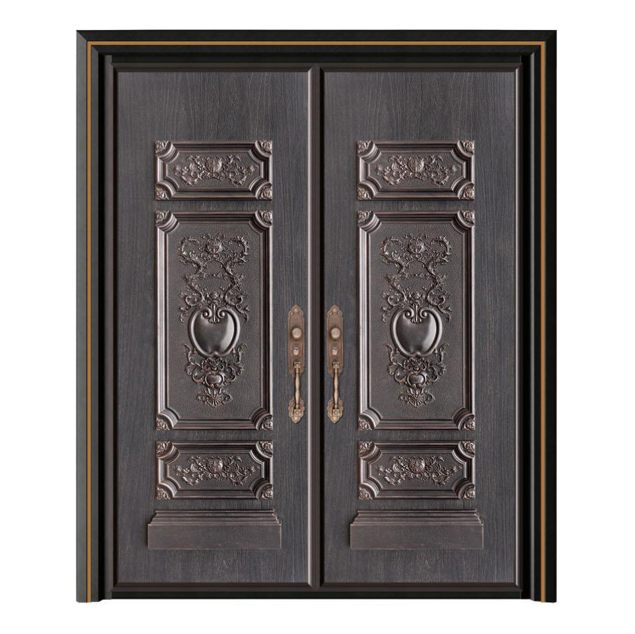 轻奢铝木装甲门