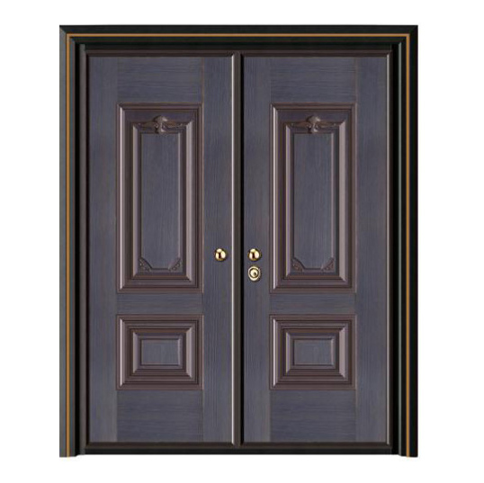 轻奢铝木装甲门