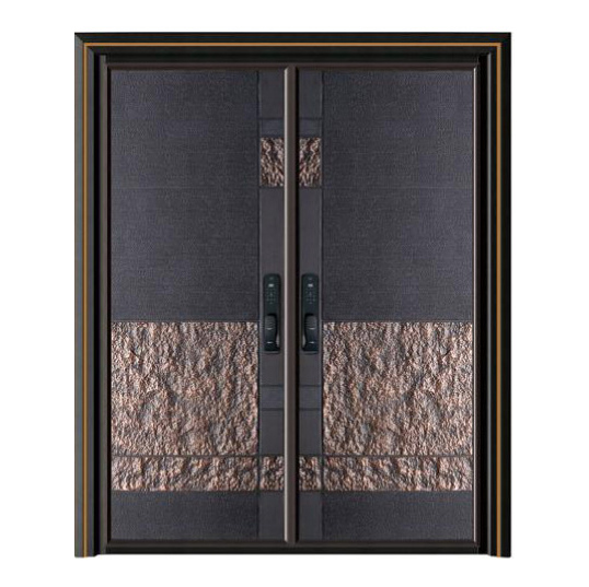 轻奢铝木装甲门