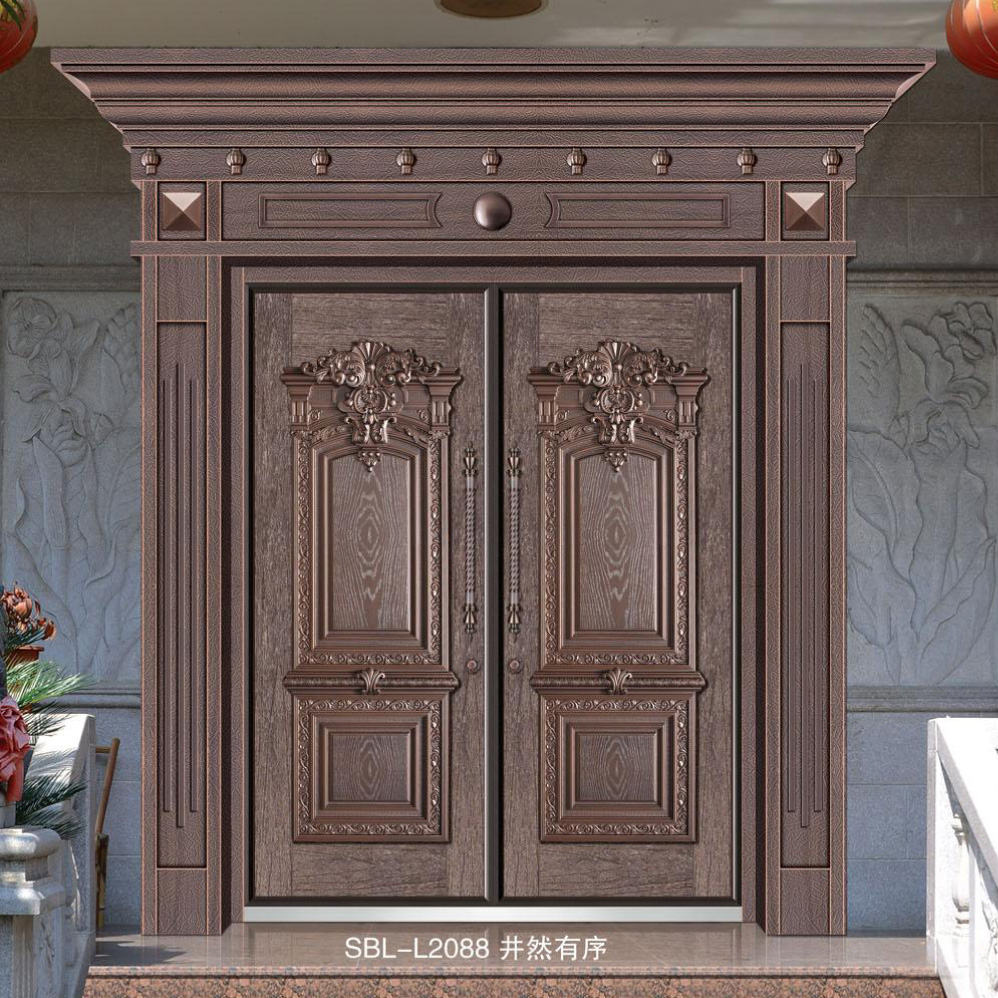 轻奢铝木装甲门