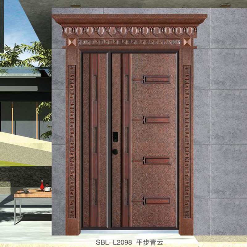 轻奢铝木装甲门