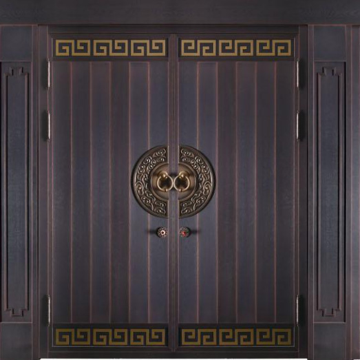 中式铜艺门