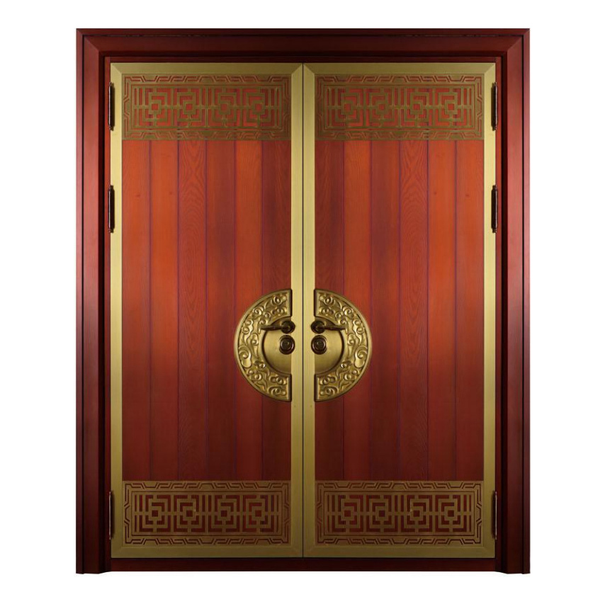 中式铜艺门