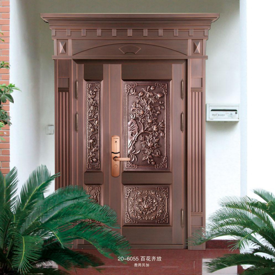 纯手工锻打铜艺门