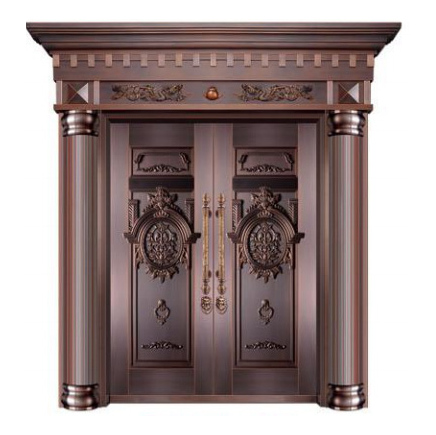 对开铜艺门