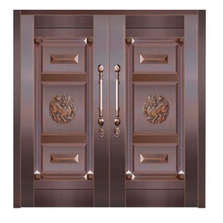对开铜艺门