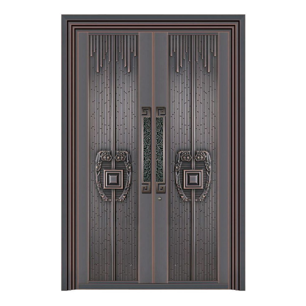 对开铜艺门