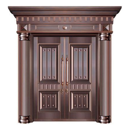 对开铜艺门