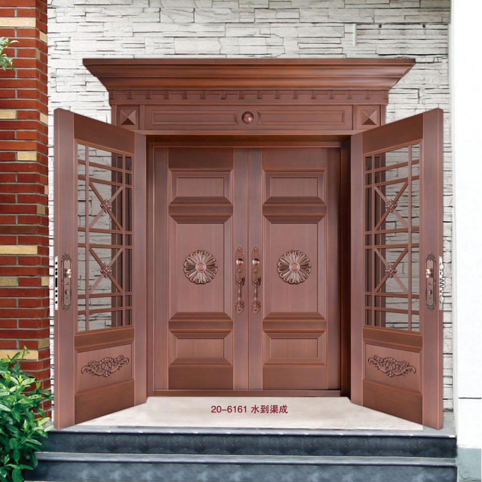 覆合铜艺门