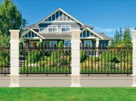 欧式铝艺护栏17-ZL096