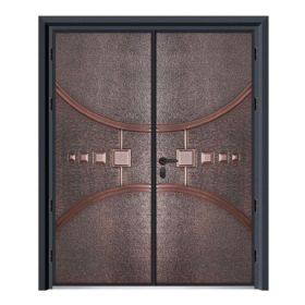 德式装甲铜艺门20-6007波光粼粼