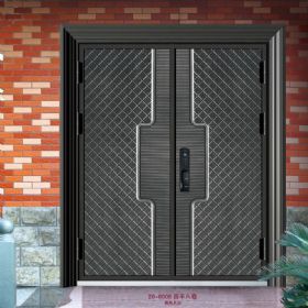 德式装甲铜艺门20-6008四平八稳