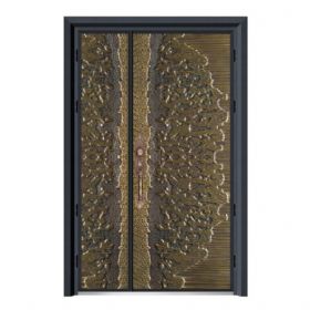 德式装甲铜艺门20-6013荣华富贵