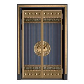 德式装甲铜艺门20-6023运筹帷幄