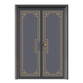 德式装甲铜艺门20-6032生机勃勃