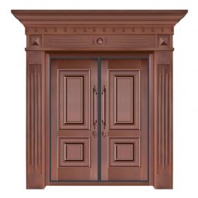 德式装甲铜艺门20-6037繁荣昌盛