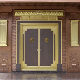 中式铜艺门20-6038丰功伟绩