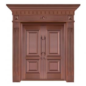 对开铜艺门20-6068炉火纯青