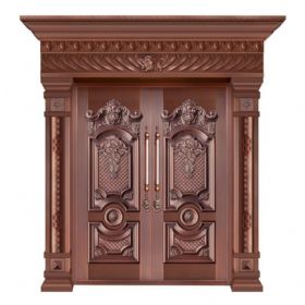 对开铜艺门20-6075满载而归