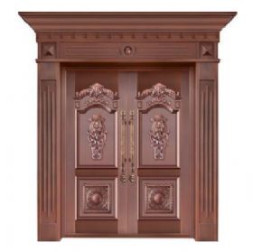 对开铜艺门20-6082德高望重