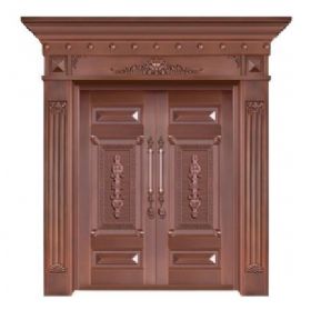 对开铜艺门20-6089风华正茂