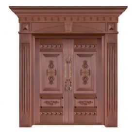 对开铜艺门20-6096万紫千红