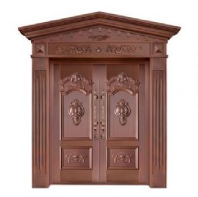 对开铜艺门20-6115坚如磐石