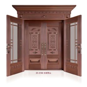 覆合铜艺门20-6162大好河山