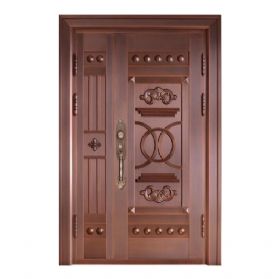 子母铜艺门20-6186名扬四海