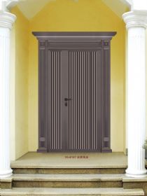 子母铜艺门20-6167冰清玉洁