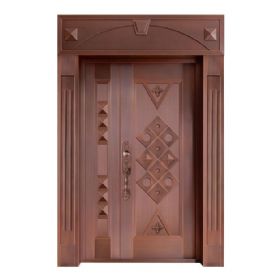 子母铜艺门20-6188花好月圆