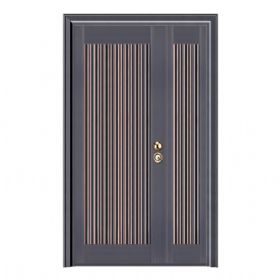 子母铜艺门20-6178旗开得胜