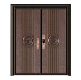 轻奢铝木装甲门SBL-L2015绝代佳人