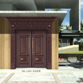 轻奢铝木装甲门SBL-L2051名扬四海