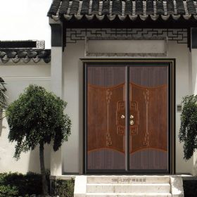 轻奢铝木装甲门SBL-L2057神采奕奕