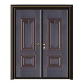 轻奢铝木装甲门SBL-L2071日久天长