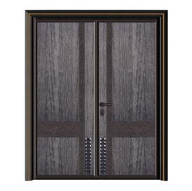 轻奢铝木装甲门SBL-L2078巧夺天工