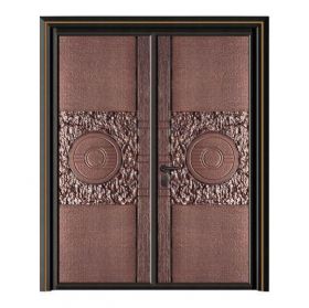 轻奢铝木装甲门SBL-L2079万紫千红