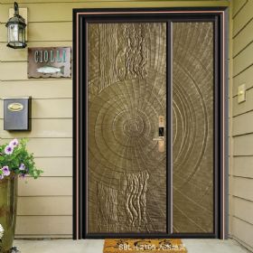 轻奢铝木装甲门SBL-L2105人杰地灵