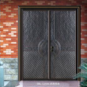 轻奢铝木装甲门SBL-L2085风雨同舟