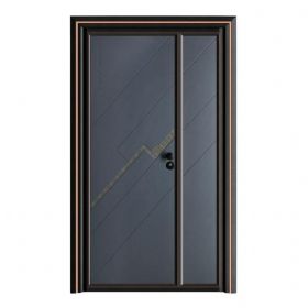 轻奢铝木装甲门SBL-L2087光彩夺目